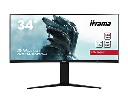 Iiyama G-Master Red Eagle UltraWide QHD Curved Gaming Monitor GCB3480WQSU-B1